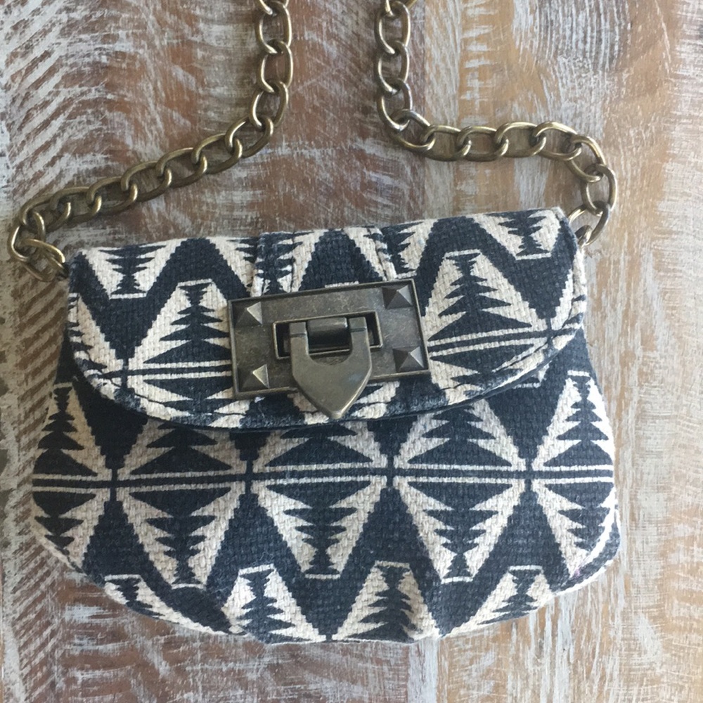 Target Aztec print mini crossbody purse